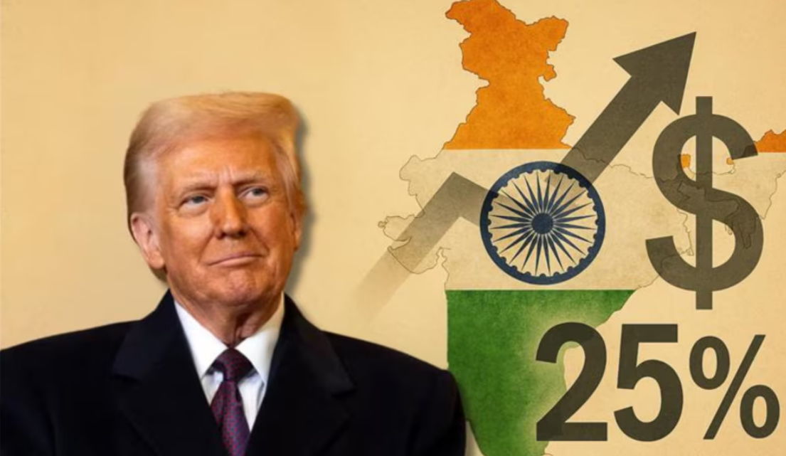 Trump announces 25% tariffs on India