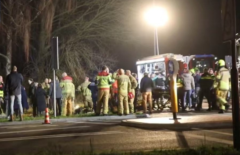 Car crashes into crowd in the Netherlands, injuring nine people