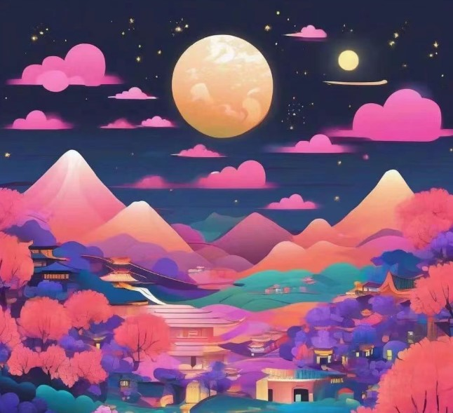Title: A Full Moon, a Family Reunion: Mid-Autumn Folk Customs Light Up City and Countryside